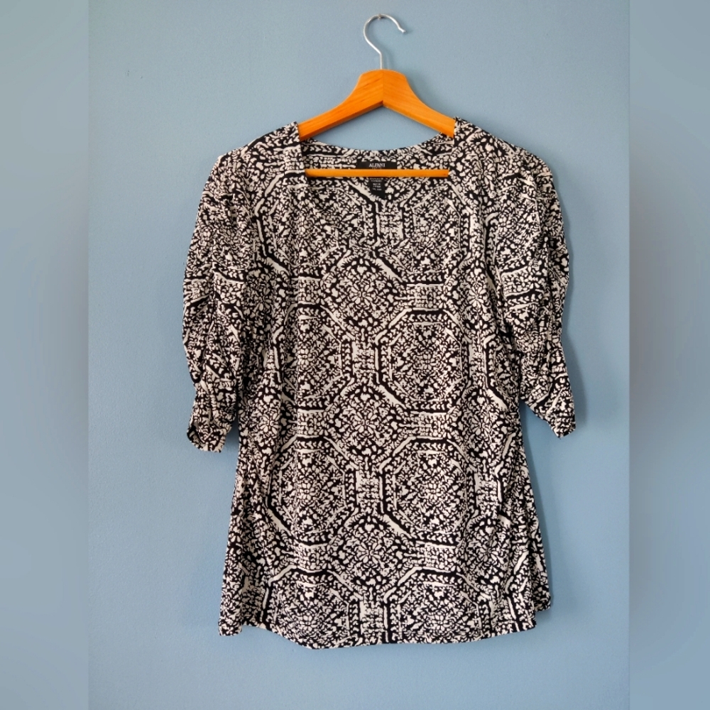 Alfani top blouse petite M